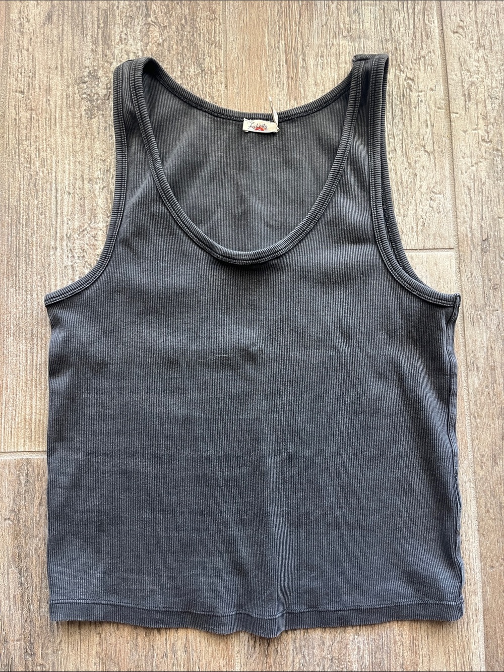 Faherty Sunwashed Ribbed Tank Top Large